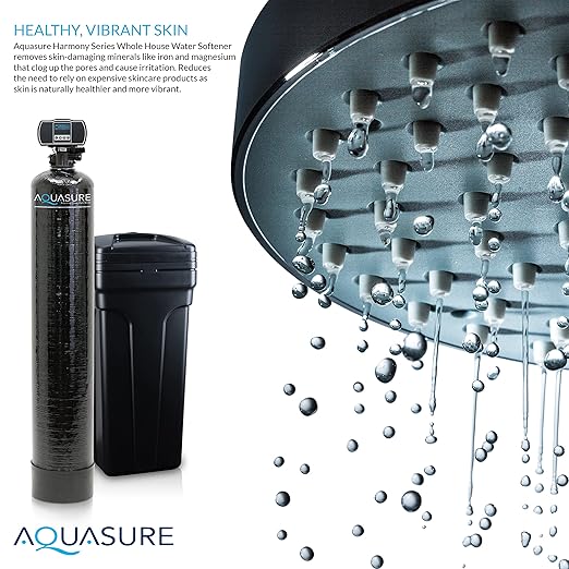 Aquasure Whole House Water Filtration Bundle w/Water Softener, 75 GPD RO System & Dual Purpose Sediment/GAC Pre-Filter (72,000 Grains)