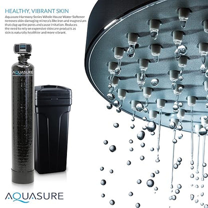Aquasure Whole House Water Filtration Bundle w/Water Softener, 75 GPD RO System & Dual Purpose Sediment/GAC Pre-Filter (72,000 Grains)
