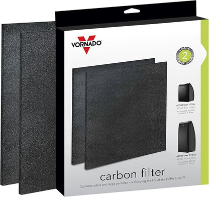 Vornado MD1-0023 Replacement Carbon Filters (2-Pack),Black