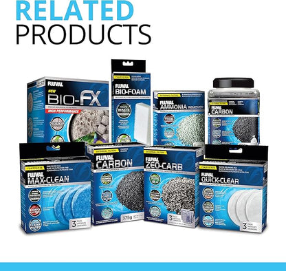 Fluval FX4/FX5/FX6 Bio-Foam, Replacement Aquarium Filter Media, 2-Pack, A239