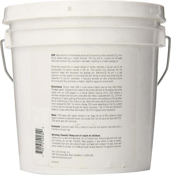 Two Little Fishies ATLCDX2RTG Carbon Dioxide Absorption Media for Aquarium, 3-Litre