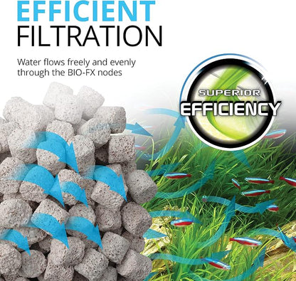 Fluval BIO-FX, Biological Aquarium Filter Media Suitable for Most Aquariums and Filters, 5 Liters (Pack of 4)