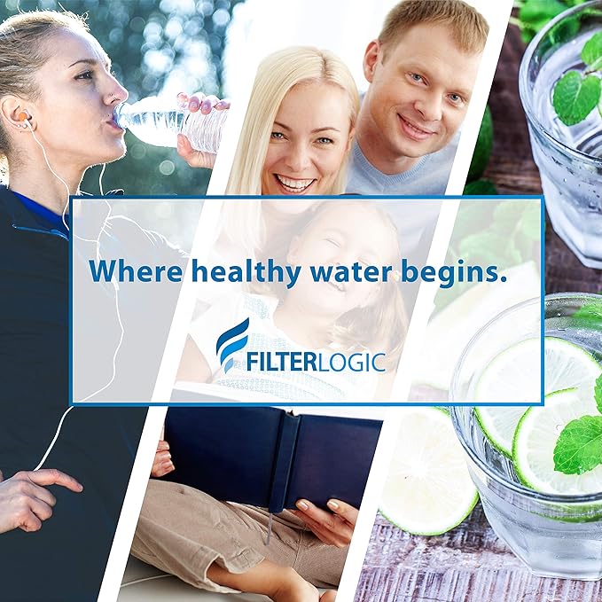 Filterlogic AP810 Whole House Water Filter, Replacement for 3M® Aqua-Pure AP810, AP801, AP811, Whirlpool® WHKF-GD25BB, WHKF-DWHBB, 5 Micron, 10" x 4.5", Well & Tap Water Filter, Pack of 3