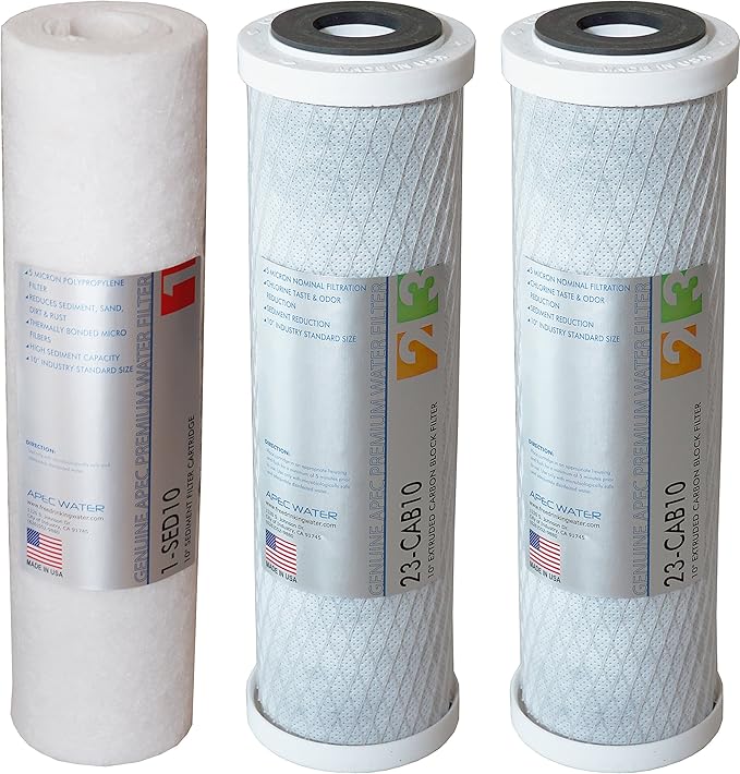 APEC Water Systems Ultimate RO-Hi Supreme Certified High Output Fast Flow Ultra Safe Reverse Osmosis Drinking Water Filter System (90 GPD) and Replacement Filter Set