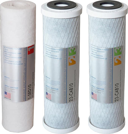 APEC FILTER-MAX90 US Made 90 GPD Complete Replacement Filter Set For ULTIMATE Series Reverse Osmosis Water Filter System (For Standard 1/4" Output System)