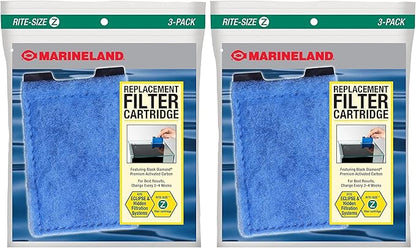 Marineland Eclipse Replacement Filter Cartridges, For Aquarium Filtration (Pack of 2)