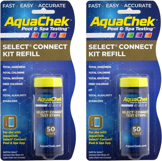 AquaChek 541640-02 Select 7-in-1 Test Strip Refills (2 Pack)