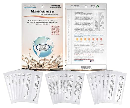 Industrial Test Systems 481012 Sensafe Manganese Water Test Strip Kit 12 Tests