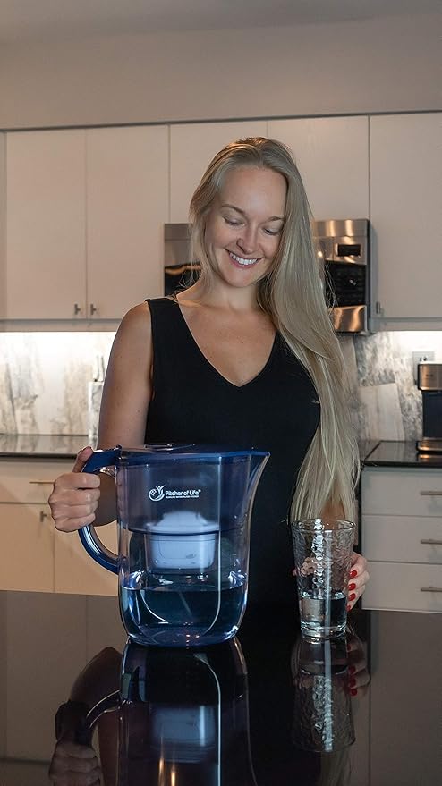Life Ionizer - Pitcher of Life Improved 2024 - Alkaline Pitcher Replacement Water Filters - Super Alkaline Water Filter Cartridge - Premium Water Alkalizer & Purifier - Single Pack
