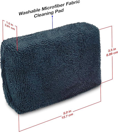 GrooveWasher Two-Step Record Cleaning Bundle – G3 Deep Cleaning Vinyl Record Fluid (8oz) + GSR Super Rinse (32oz) + Lg. Absorbent Microfiber Sponge, Complete 2-Step Kit for Tough to Clean LPs