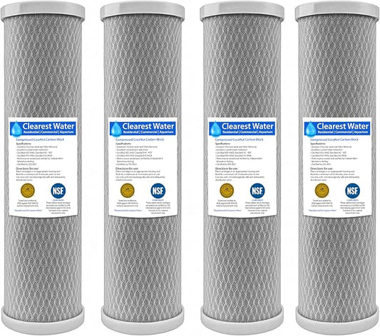 5 Micron CTO Carbon Filter 20x4.5 Coconut Whole House (4 PK)