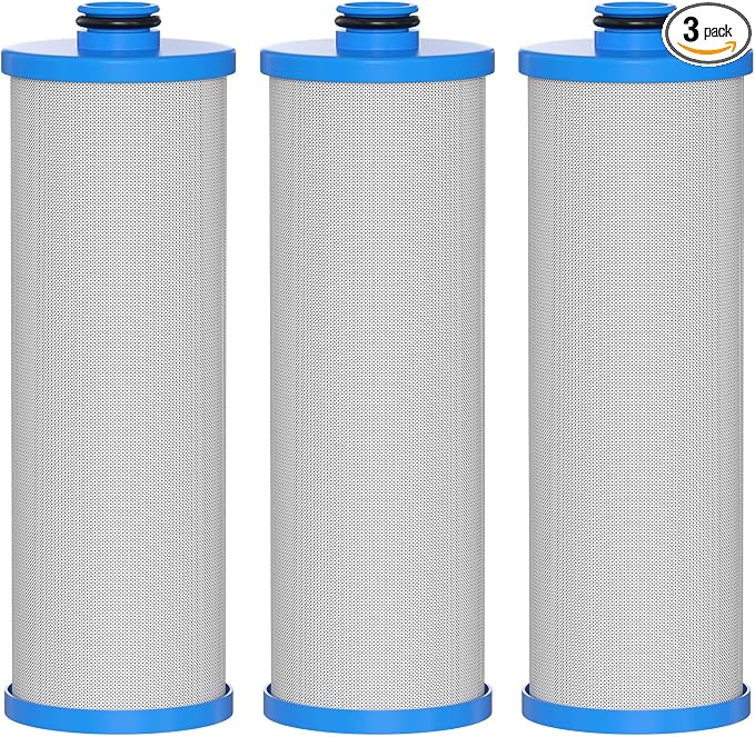 KW1 RV Water Filter 2.5 x 10" Compatible with RCS/FR1 Housing Replaces KW1 and FRE-10-BN Filtration Systems, 3-Pack