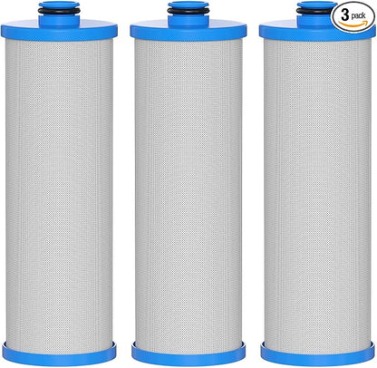 KW1 RV Water Filter 2.5 x 10" Compatible with RCS/FR1 Housing Replaces KW1 and FRE-10-BN Filtration Systems, 3-Pack