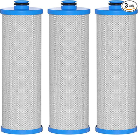KW1 RV Water Filter 2.5 x 10" Compatible with RCS/FR1 Housing Replaces KW1 and FRE-10-BN Filtration Systems, 3-Pack