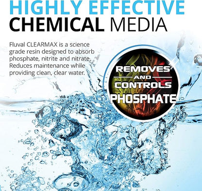 Fluval ClearMax Phosphate Remover, Chemical Filter Media for Aquariums, 100-gram Nylon Bags, A1348, All Breed Sizes, 3 Count (Pack of 12)