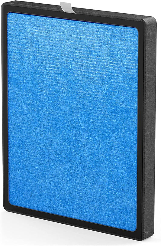 YIOU Air Purifier R1 Replacement Filter, 3-in-1 Pre-Filter, True HEPA Filter, High-Efficient Activated Carbon Filter(Original), Blue