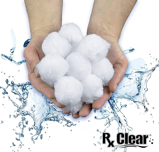 Rx Clear White Luster Filter Media for Swimming Pool Sand Filters | Alternative to Sand and Filter Glass | Specialty Technology Helps Keep Pools Clean | Lasts for Several Seasons | Individual Pack