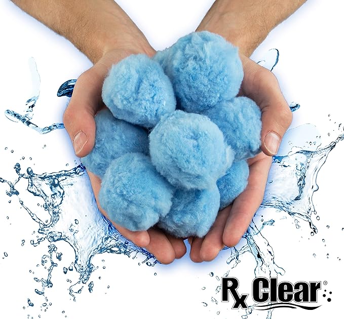 Rx Clear Blue Luster Filter Media for Swimming Pool Sand Filters | Alternative to Sand and Filter Glass | Specialty Technology Helps Keep Pools Clean | Lasts for Several Seasons | Individual Pack