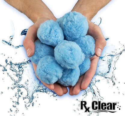Rx Clear Blue Luster Filter Media for Swimming Pool Sand Filters | Alternative to Sand and Filter Glass | Specialty Technology Helps Keep Pools Clean | Lasts for Several Seasons | Individual Pack