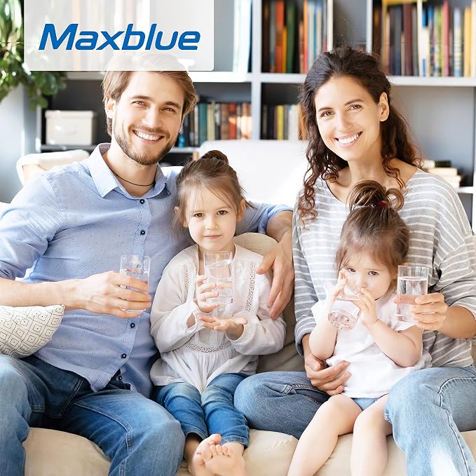 Maxblue RF-U8 Water Filter Replacement for Maxblue U8-ST/U8-FC | Under Sink Water Filter System, 2 Years High Capacity