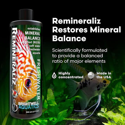 Brightwell Aquatics Remineraliz GH & TDS Mineral Supplement 250ml