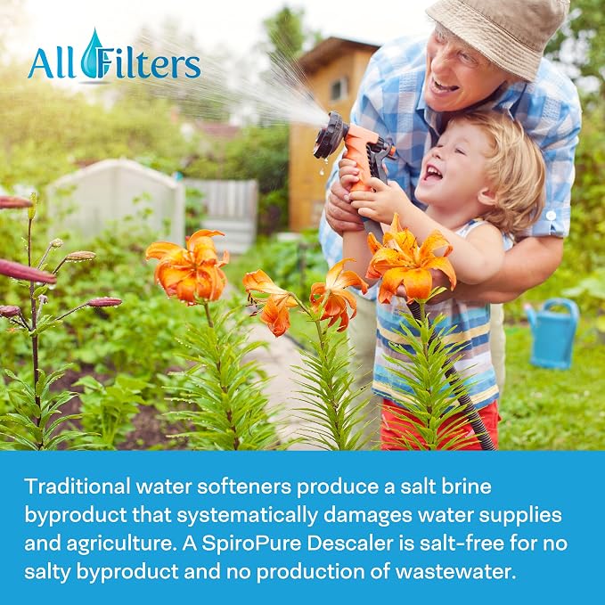 SpiroPure 10x4.5 Hard Water Filter Salt Free Softener Descale Polyphosphate