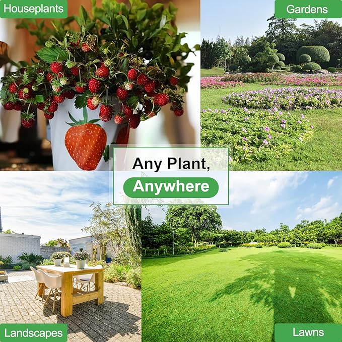 XSEINO 2LB Soil Moisture Crystals Water-Absorbing Hydrogel for Plants Solves Over and Under-Watering, Long-Lasting Water Retention to Keep Soil Moist Polymer Water Storage Crystals