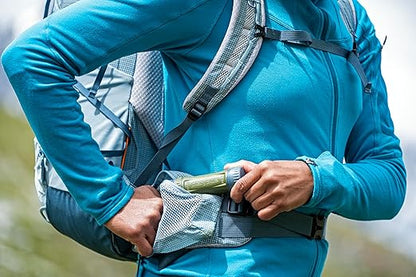 Platypus Quickdraw Ultralight Backpacking Water Filter, Green
