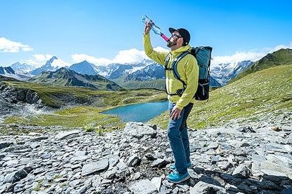 Platypus Quickdraw Ultralight Backpacking Water Filter, Pink