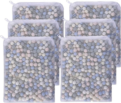 JIHAQUA Aquarium Ceramic Filter Media Bio Filter Rings, Bio Ceramic Ball for Freshwater,Marine Fish Tank,Canister Filter,Koi Pond (Color, 6 Lbs)