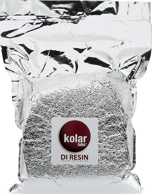 Kolar Labs - DI Color Changing Deionization Resin – for Fish Tanks, Ponds & Aquariums, Reef Aquarium Grade (3.4kilo, 7.5lbs)