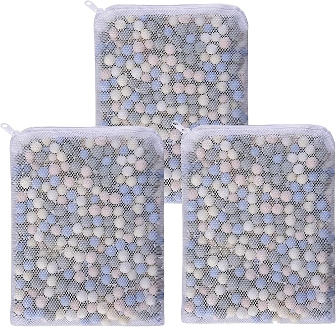 JIHAQUA Aquarium Ceramic Filter Media Bio Filter Rings, Bio Ceramic Ball for Freshwater,Marine Fish Tank,Canister Filter,Koi Pond (Color, 6 Lbs)