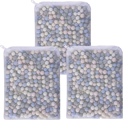 JIHAQUA Aquarium Ceramic Filter Media Bio Filter Rings, Bio Ceramic Ball for Freshwater,Marine Fish Tank,Canister Filter,Koi Pond (Color, 3 Lbs)