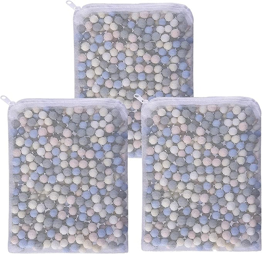 JIHAQUA Aquarium Ceramic Filter Media Bio Filter Rings, Bio Ceramic Ball for Freshwater,Marine Fish Tank,Canister Filter,Koi Pond (Color, 3 Lbs)