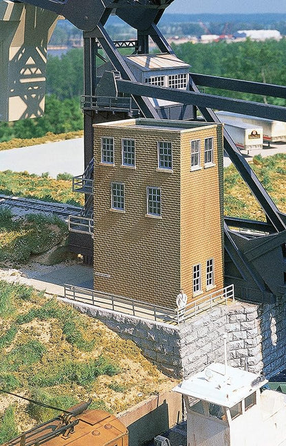 Walthers Cornerstone Operating Single-Track Railroad Bascule Bridge 933-3070 HO Scale Model Railroad - Structure Kit